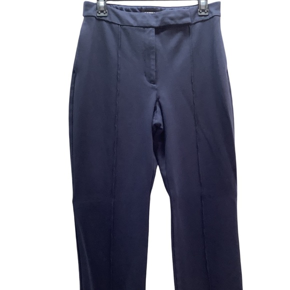 Express Size 10L Curvy Boot Mid Rise Dark Blue Dress Pants. Preloved - Picture 2 of 8